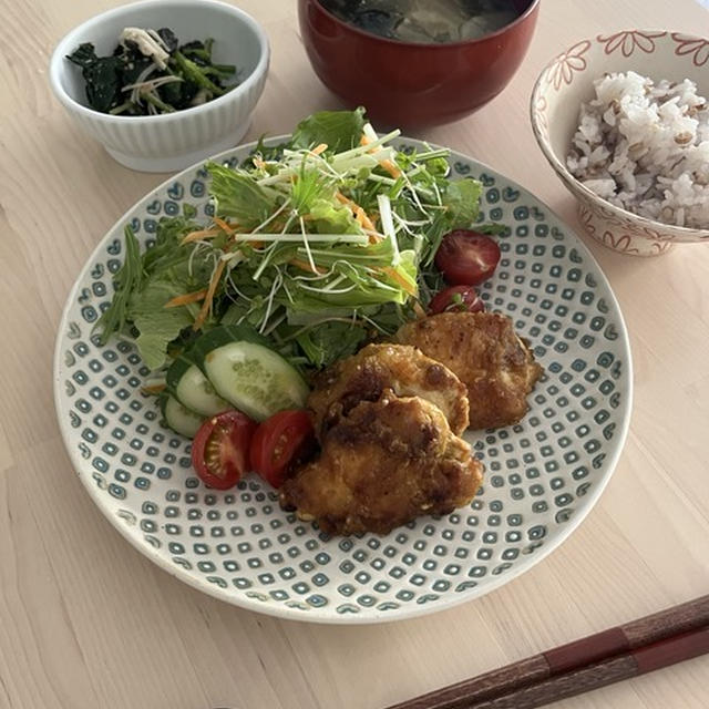 自炊息子のお昼ごはん