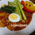 野菜いっぱいカレースープの夕食