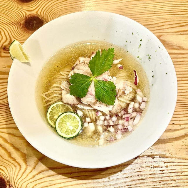 オカモト醤油ヌードル　夏季限定　淡麗冷やしヌードル　西宮の自家製麺店