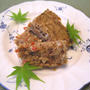 大和芋と野菜のそば粉テリーヌ・・・八丁味噌風味
