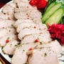 豚もも塊で豚ももハム(動画レシピ)/Low temperature cooking of pork thigh block.