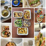 先週1週間のつくりおきおかずと、それを使って作る昼ごはん、晩ごはん、お弁当、尼崎で焼肉も♩