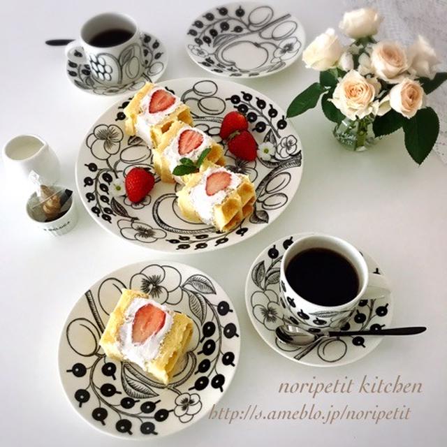 大好きな木♡と使いたい放題⁈と サクふわぁ〜アメリカンワッフルdeフルーツサンド♡