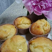 アニス風味のヨーグルトカップケーキ