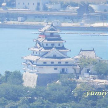 唐津城。