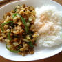 高野豆腐と大根のなんちゃってガパオ飯
