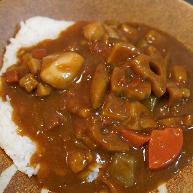 コンビニ食材で秒で作る、筑前煮カレー