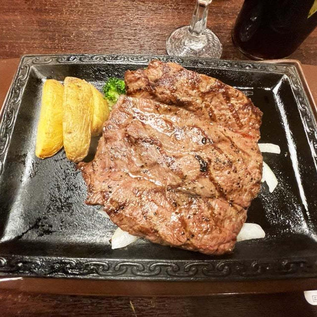 妻と二人でステーキガストな夜