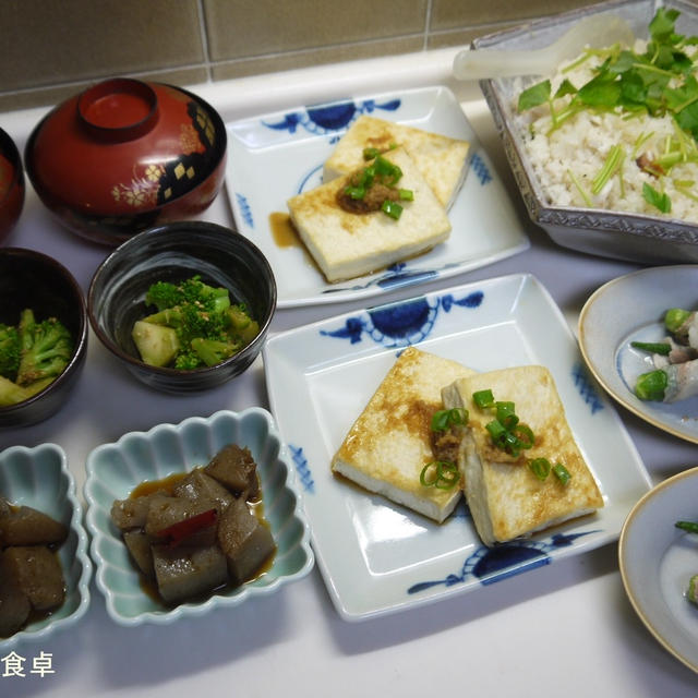 鯛飯、骨付き切り身で。