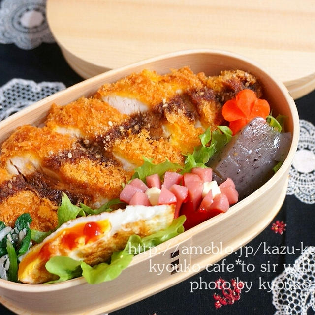 カフェ弁当☆サックリささみフライ弁当