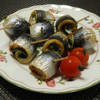 イワシの大葉梅ロール★トースター焼き