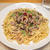 豚肩ロースと椎茸のパスタ