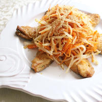 お魚の日はコレで決まり！シソ入り鯵とたっぷり野菜