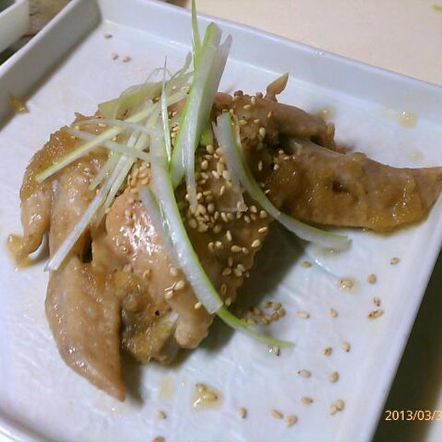手羽先のりんご煮