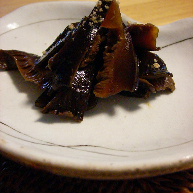 バルサミコなシイタケ昆布の佃煮