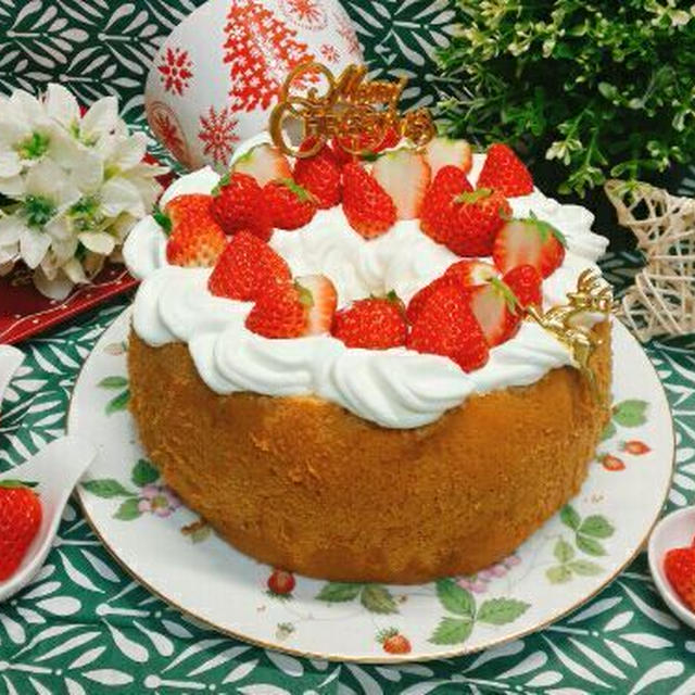 ☆クリスマスが待ちきれない!!イブの朝!シフォンケーキ☆