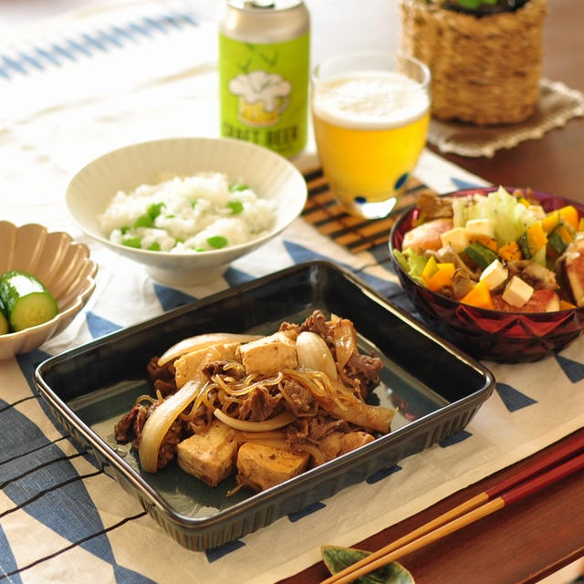 適当に作ってもOK！食材の組み合わせで美味しいサラダ2種と週末晩ごはん