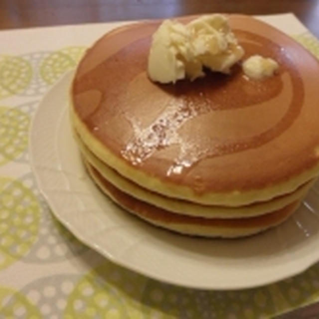 金曜日のおやつ☆ホットケーキ