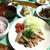 簡単すぎてごめんなさい。豚肉と茄子のにんにくマヨポン♪新玉ねぎとツナのちょい辛和え♪