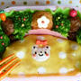 幼稚園*水玉模様のオムライス弁当*ﾃﾞｺｷｬﾗ弁(・´｀Ｕ