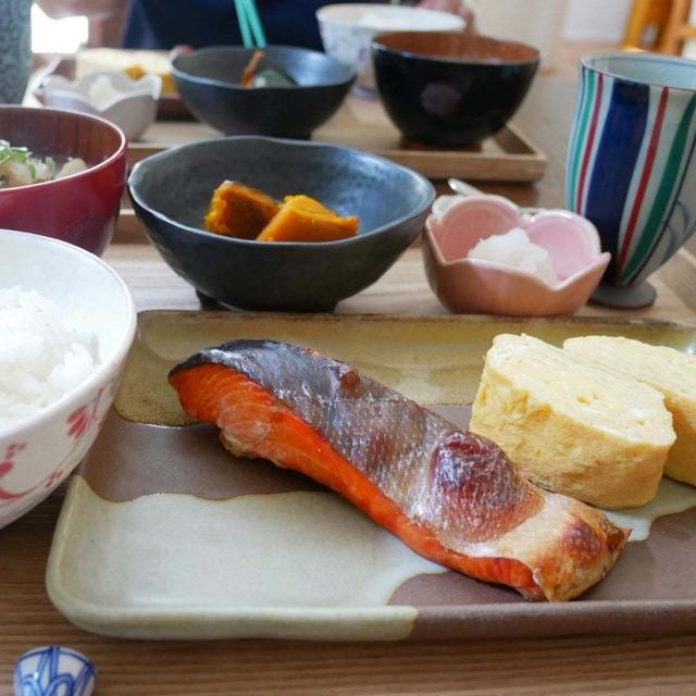 紅鮭と栗マロン#本日のおうちごはん
