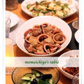 イカと里芋の煮物（母の味）＆ゴーヤチャンプルー＆ささみとビーフンのスープで和食ごはん♪ by Junko さん