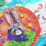 Zootopiaズートピアワンプレートそぼろご飯♪お弁当にもプレートにも使えます＾＾♪