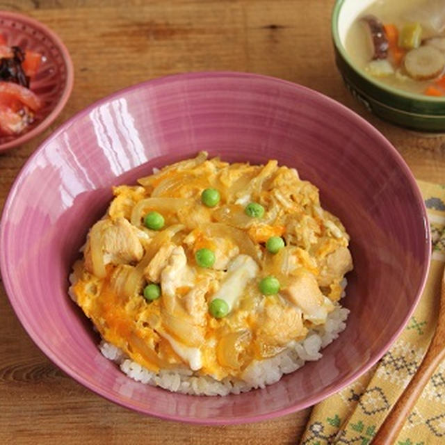 カレー親子丼な日♪