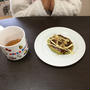 お野菜　納豆お好み焼き　離乳食完了期
