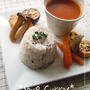 自家製スープカレー＊グリル野菜添え