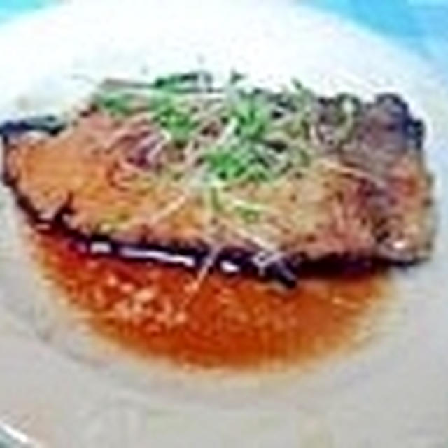 鰤を美味しく、ポン酢ダレとブロッコリースプラウト♪