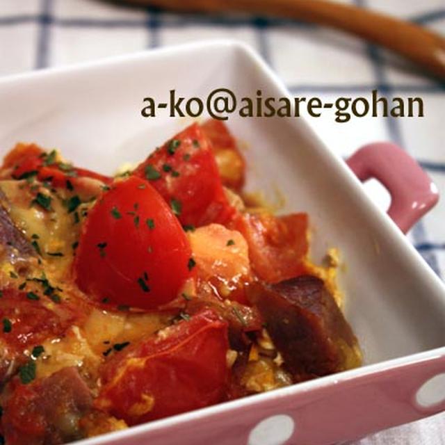 「“簡単ブランチ♪ハムトマトエッグ”　忙しい朝でもパパッとOK！」と“つくってもらいましたレポ”