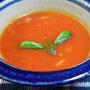 完熟収穫のトマトスープ