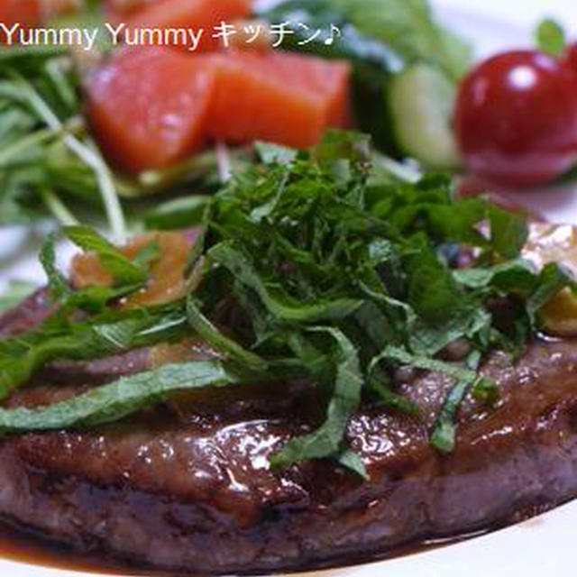 とっても柔らか！和風にんにくステーキ♪