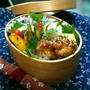 ９/２１　鶏の甘辛弁当～♪