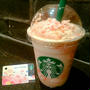 スタバ☆さくら ブロッサム クリーム フラペチーノ® with クリスピースワール