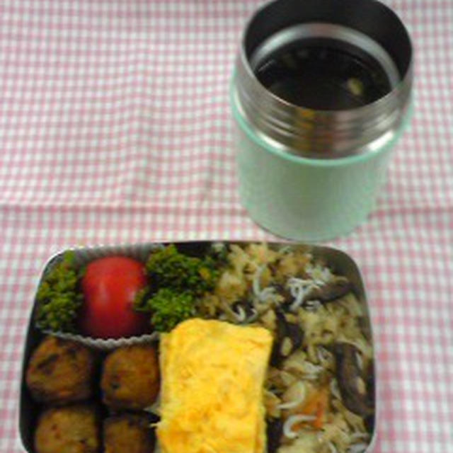 ご飯をしっかり食す弁当