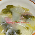 チノ＝イタリアーノ～合鴨のパストラミと娃々菜のスープ　R#084