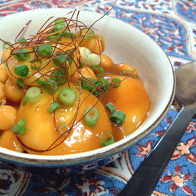 ひよこ豆入り♪カレーみたらし団子