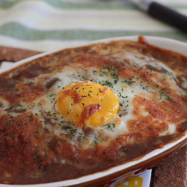 こんにゃくのご飯【ナカキライス】でカレードリア