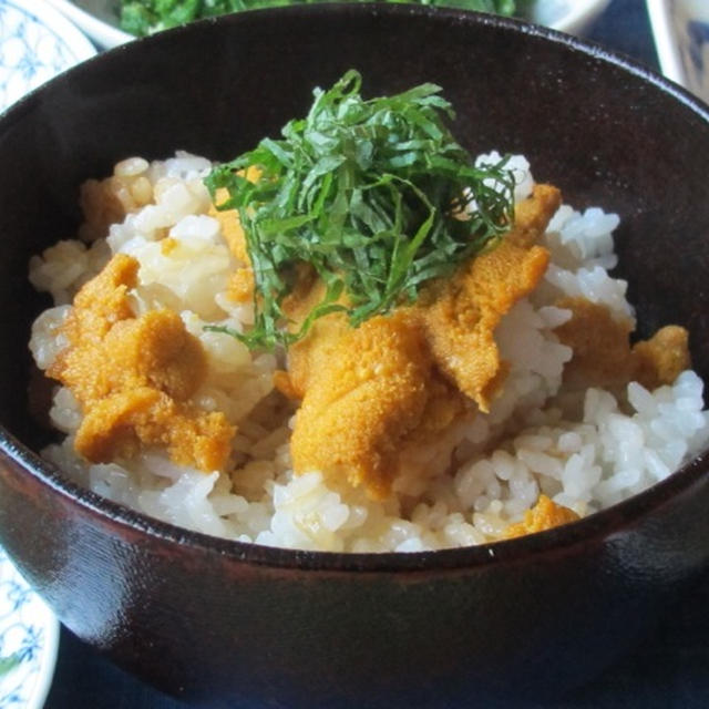 雲丹ご飯＆鯛の兜煮