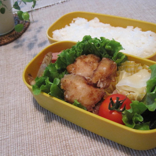 かじきの竜田あげのお弁当