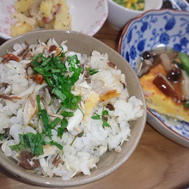 鯖と実山椒の混ぜご飯