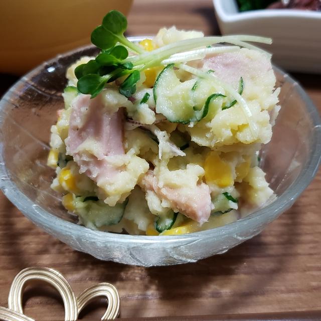魚肉ソーセージのポテトサラダのレシピ