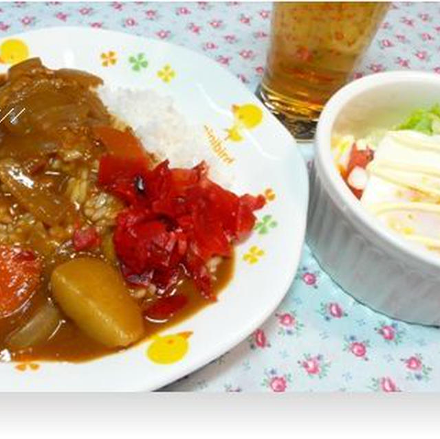 サツマイモ豚カレー・・♪