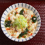 豆腐ラーメン　、　インスタントラーメンアレンジ