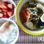 ﾟ･*:.｡.【幼児食】しましまオムライス.｡.:*･ﾟ