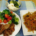 ブルコギ風味の牛肉と野菜チャプチェ