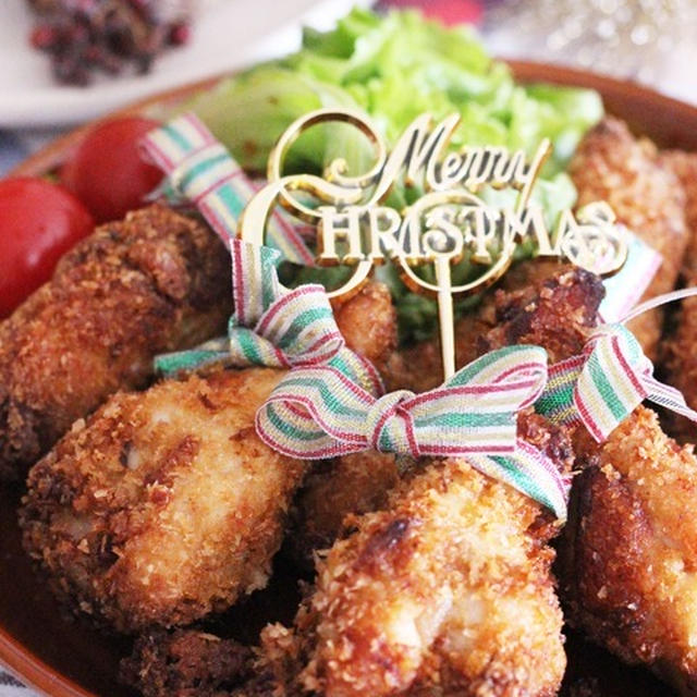 忙しくても作りたい方に♡失敗なしのザクザククリスマスフライドチキン♡