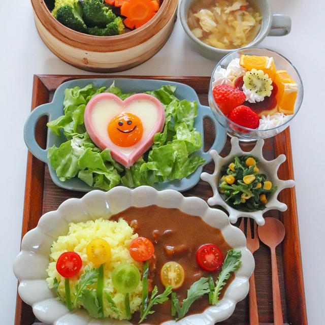 バレンタインにいかが？ハートの目玉焼き